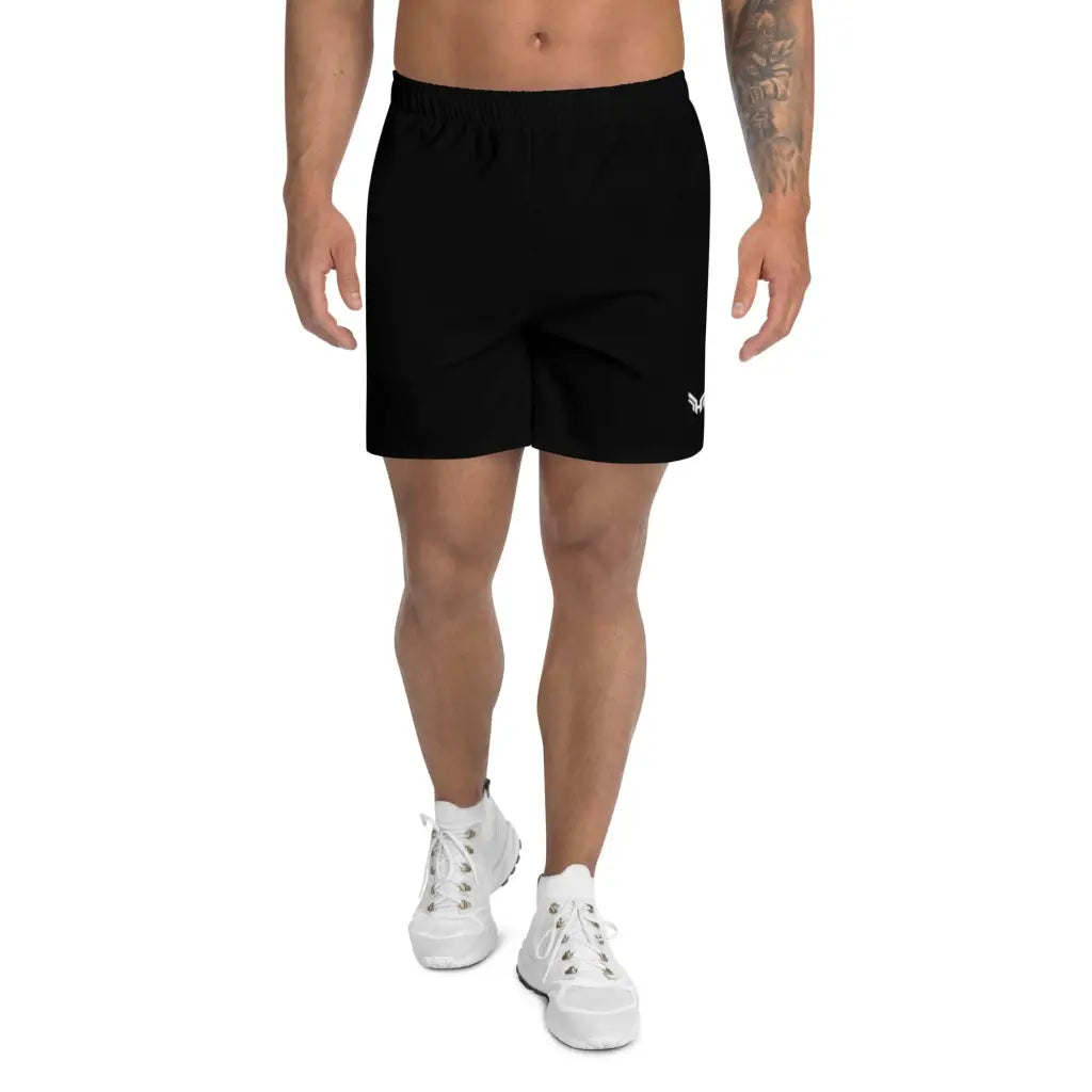 Men’s Black Long Athletic Shorts | HustleTime Fitness