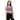 Dark Purple Longline Sports Bra