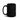 HTF Black Glossy Mug