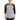 Men’s 3/4 sleeve raglan shirt - Heather Grey/Black / XS