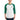 Men’s 3/4 sleeve raglan shirt - White/Kelly / XS