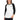 Women’s 3/4 Sleeve Raglan Shirt - White/Black / XS