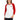 Women’s 3/4 Sleeve Raglan Shirt - White/Red / XS